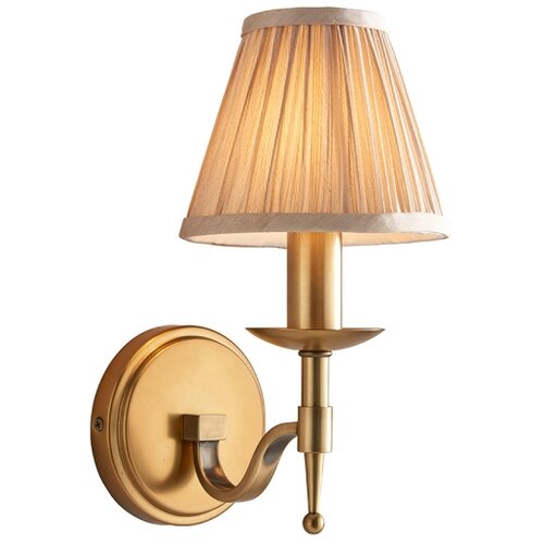Endon 63653 - Zidna lampa STANFORD 1xE14/40W/230V mesing/bež Slike