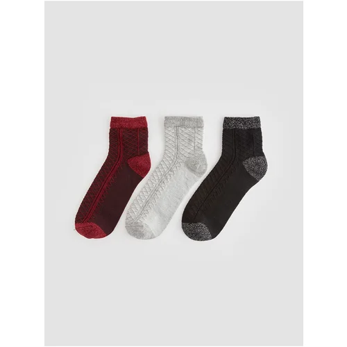 LC Waikiki Lcw Self Patterned Women's Socks 3 Pack