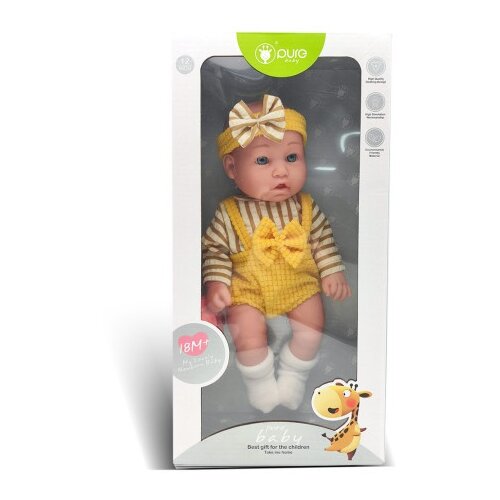  Lutka beba 30 cm sa žutom trakom ( 1042299 ) Slike