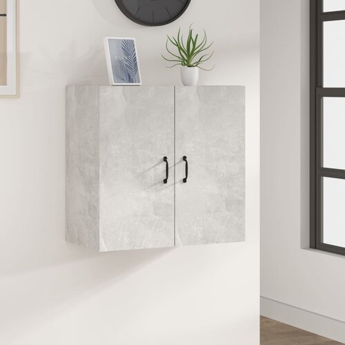 vidaXL Stenska omarica betonsko siva 60x31x60 cm konstruiran les Cene