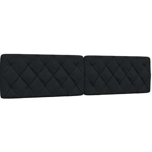 VidaXL Jastuk za uzglavlje crni 200 cm od tkanine Slike
