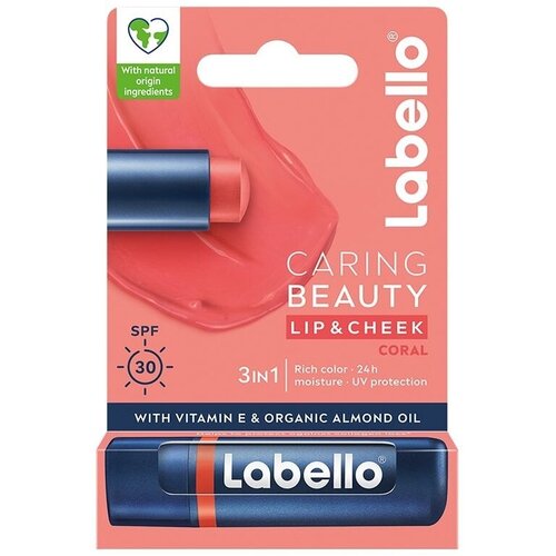 Labello caring beauty coral 4,8g Slike