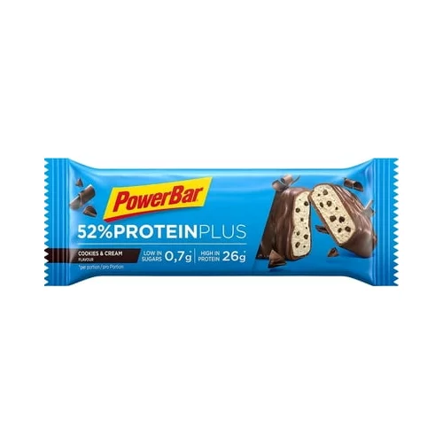 PowerBar 52% protein plus pločica - cookies & cream