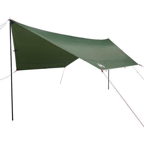  Cerada za kampiranje zelena 430 x 380 x 210 cm vodootporna Slike