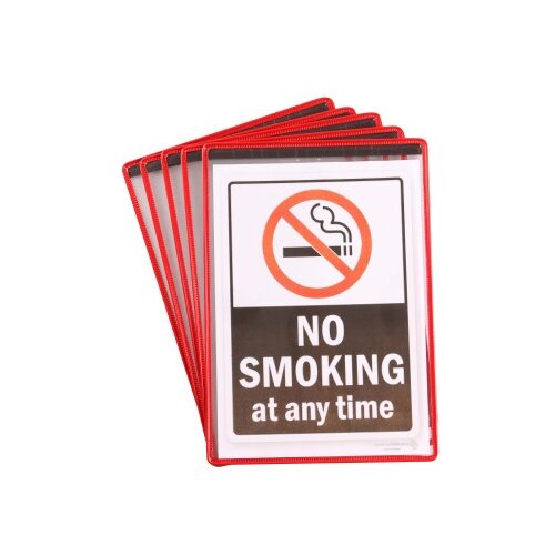 TARIFOLD Djois crvena Ramovi za označavanje sa magnetom A4 pak. 1/5 ( 09CRT08D ) Slike