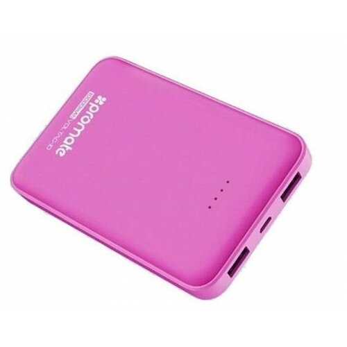 Promate VolTag-10 LITHIUM POLYMER Power Bank 10000mA pink Slike