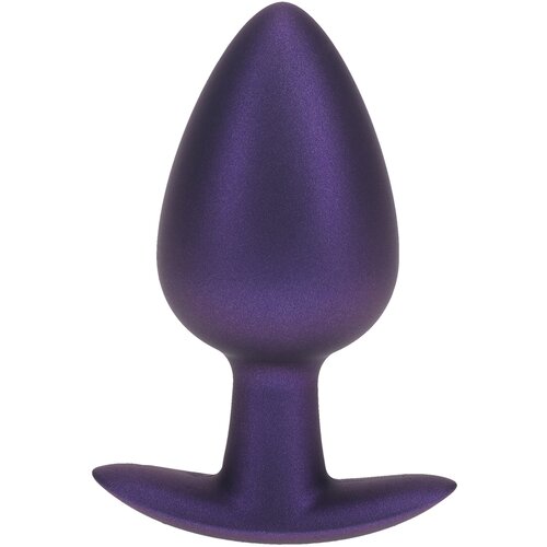 Ouch Smooth Silicone Anal Plug Large Metallic Purple Cene