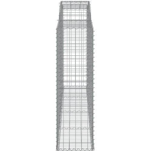  Lučne gabionske ko&amp;scaron;are 5 kom 300x50x160/180cm pocinčano željezo Slike