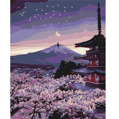  Slika za samostalno slikanje - Twilight over Japan 40x50 Slike