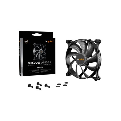 Be Quiet! Case Cooler Shadow Wings 2 140mm BL086 Cene