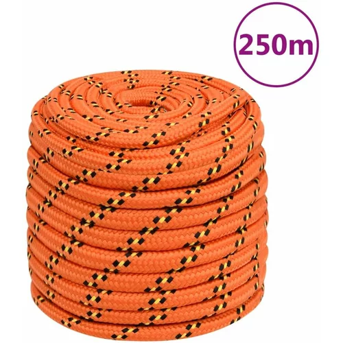  Vrv za čoln oranžna 16 mm 250 m polipropilen
