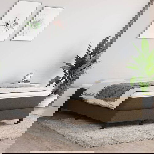 vidaXL madrac s džepičastim oprugama tamnosmeđi 120x200x20 cm tkanine Cijene