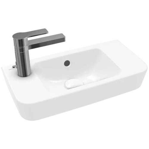 Villeroy Boch 4342L501 O.Novo Compact 50 x 25 cm keramični umivalnik z odprtino za armaturo leva izvedba Cene