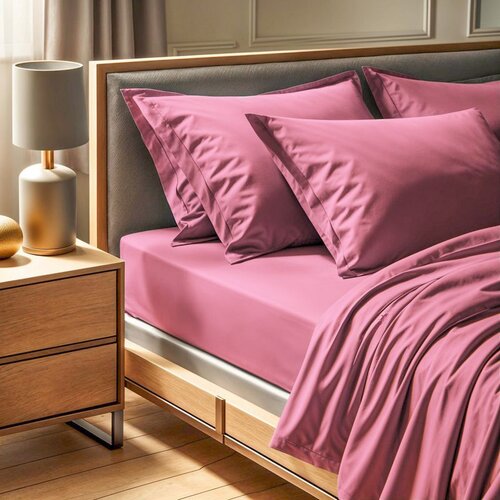  tonne rosse - 32 dusty rose ranforce double flat sheet Cene