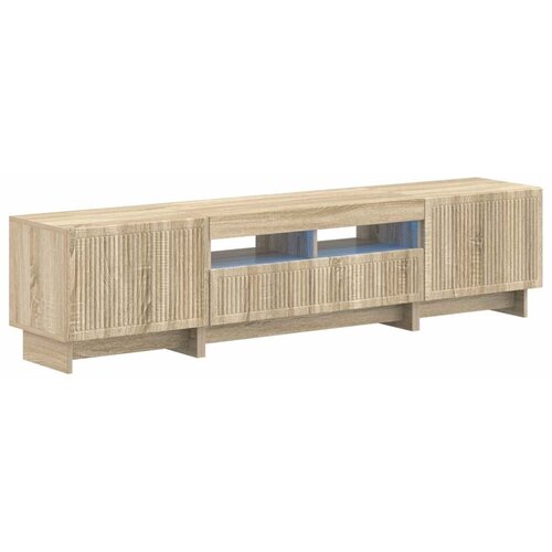  5-dijelni LED TV ormarić Hrast sonoma Konstruirano drvo - Hrast sonoma 81 cm Slike
