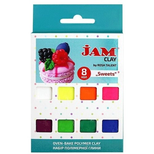 Rosa Polimerna glina Talent - set Sweets 8 x 20 g Slike