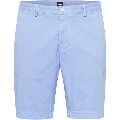 BOSS Black Chino hlače svetlo modra Slike