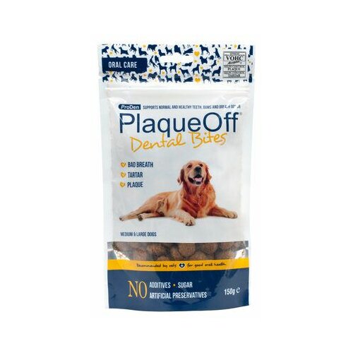 ProDent PlaqueOff dentalne poslastice za velike pse 150 g Slike
