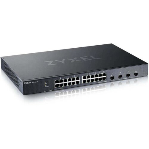Zyxel XGS1935-28HP 28-portni pametni upravljalni PoE switch (omrežni preklopnik), 24x Gigabit PoE in 4x 10G SFP+, hibridni način, samostojen ali z NebulaFlex Cloud, 375 W Slike