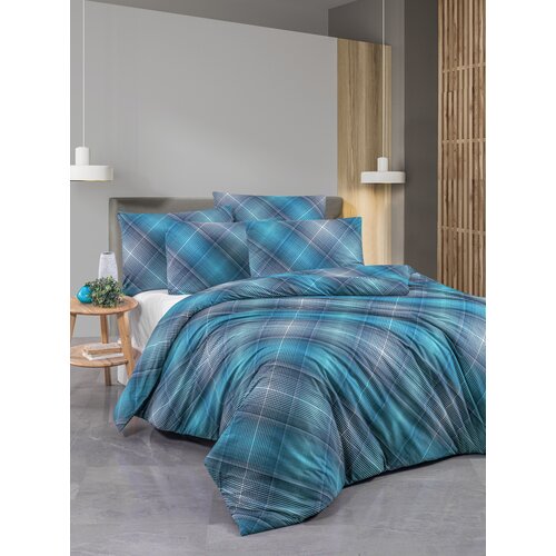Lessentiel Maison set posteljine Dasha, 160x220cm, tirkizna Slike