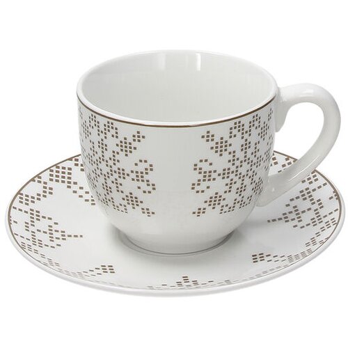 Tognana Set &amp;scaron;oljica za kapućino Retro, 4 komada, Beli Slike