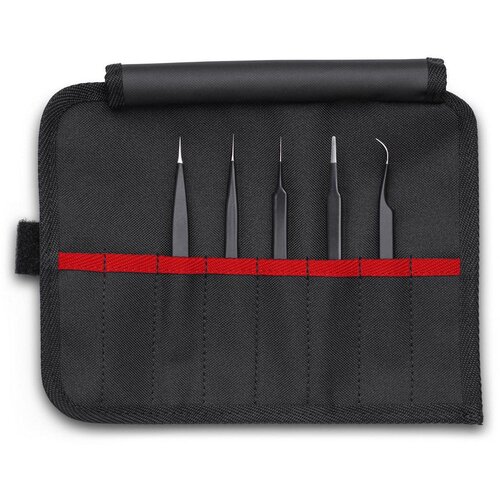 Knipex 92 00 01 ESD set univerzalnih pinceta 5-dijelni šiljasti, fini, ekstra tanki 118 mm, 110 mm, 128 mm, 120 mm Cijene