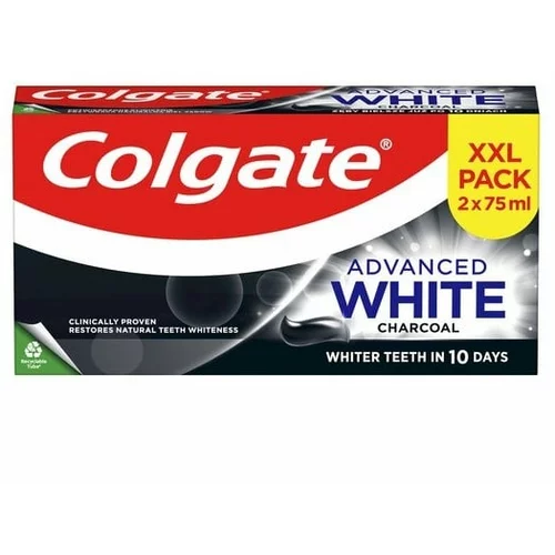 Colgate Advanced White Charcoal DUOPACK pasta za zube 2x75 ml