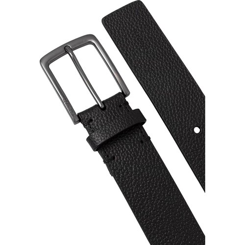 Calvin Klein Jeans Pasovi CASUAL PIN BUCKLE PEBBLE 35MM LV04D7095G Črna Slike