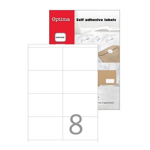 Optima etikete a4 105x70 / 8kom ( 32102 ) Slike