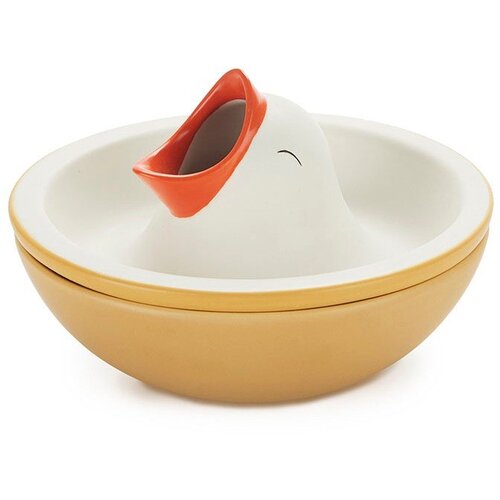 Balvi Gifts Žuta /bijela keramička zdjelica za posluživanje 250 ml Hungry Bird &amp;ndash; Slike
