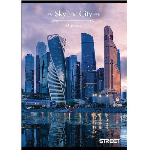 STREET Zvezek A4 Skyline, črte, 54 listov, sortirano, 1 kos Slike