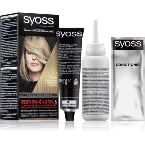 Syoss Color permanentna barva za lase odtenek 7_1 Natural Medium Blond 1 kos Cene
