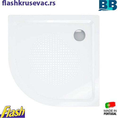 BLB emajlirana čelična tu&amp;scaron; kadica R90 ugaona - universal Slike