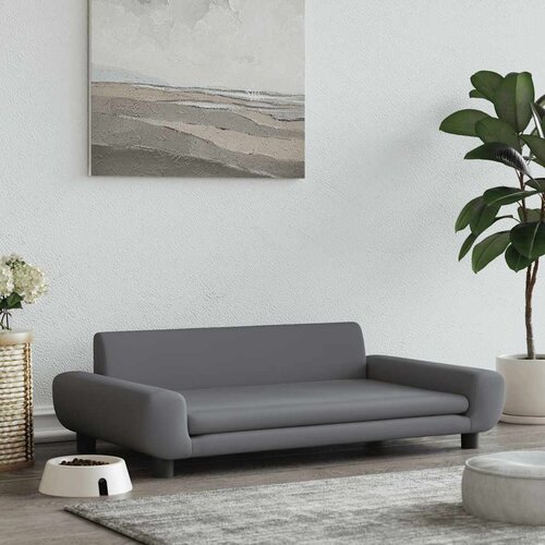  Krevet za pse tamnosivi 100 x 54 x 33 cm baršunasti Cene