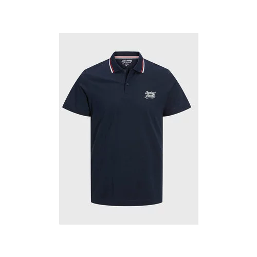 Jack & Jones Polo majica 12228781 Mornarsko modra Standard Fit