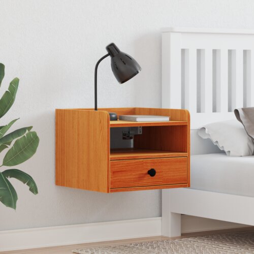  Nočna omarica s predalom 2 pcs Voskast rjav 38 x 36 x 29,5 cm, (5000160644) Cene