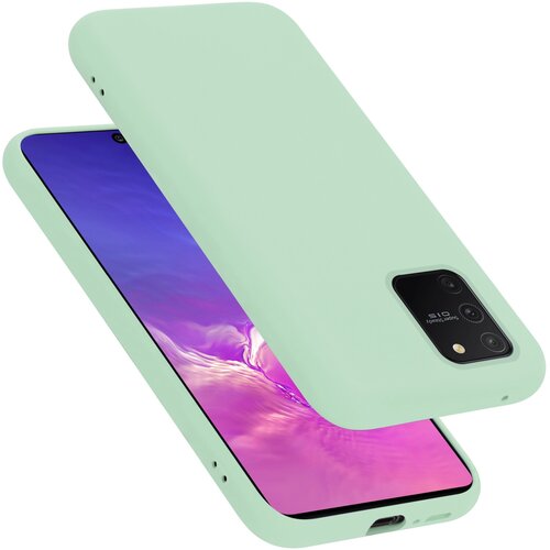Cadorabo Ohi&amp;scaron;je, združljiv s Samsungom v tekoči svetlo zeleni barvi - za&amp;scaron;čitni pokrov iz fleksibilnega silikona TPU, (20587317) Slike