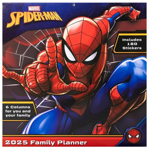 Pyramid zidni kalendar marvel spider-man - 2025 family planner 30x30cm Slike