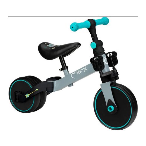 Qkids Tricikl ride-on 4u1 do 25kg Momi Loris ROBI00041 tirkizna Slike