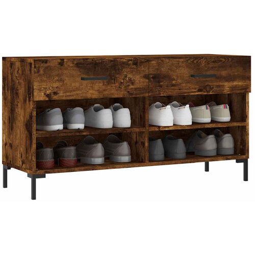  Klupa za cipele boja hrasta 102 x 35 x 55 cm konstruirano drvo Slike