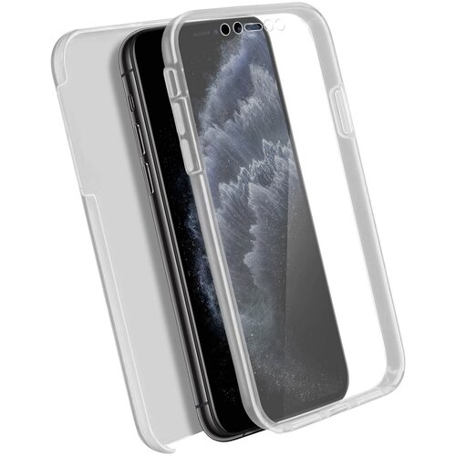 AVIZAR Integralna lupina: mehka sprednja stran in trda zadnja stran - prozorna str. Apple iPhone 11 Pro Max, (20600073) Cene