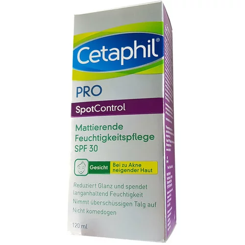 Cetaphil PRO SpotControl, matirajoča hidratantna krema ZF30