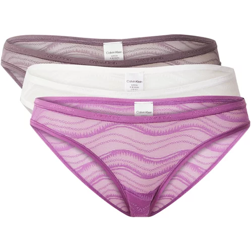 Calvin Klein Underwear Spodnje hlačke lila / mauve / off-bela