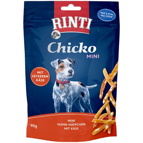 Rinti Extra Chicko Mini - Varčno pakiranje: piščanec & sir 4 x 80 g
