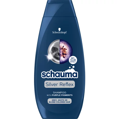 Schauma Silver Reflex Shampoo šampon za plavu kosu za sijedu kosu 400 ml za žene
