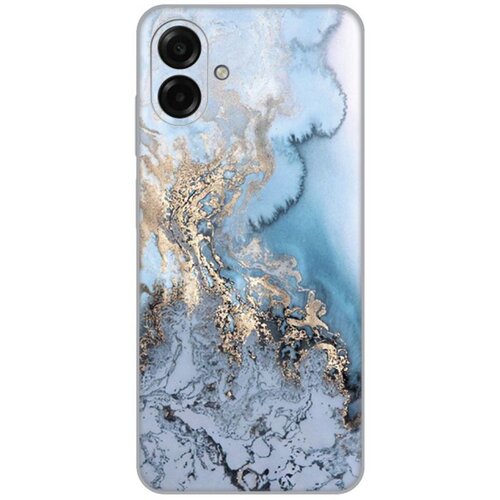 Maska za Samsung A075F Galaxy A07 Blue Gold Marble Silikonska Print Slike