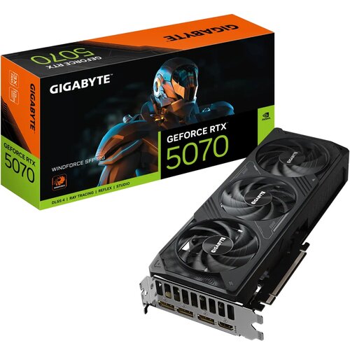 Gigabyte Graficka karta GeForce RTX 5070 Windforce GDDR7 12GB 192bit 3xDP/HDMI Cene