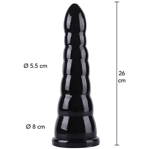 Hidden Desire Extreme Anal Cone XL 26cm Black Slike