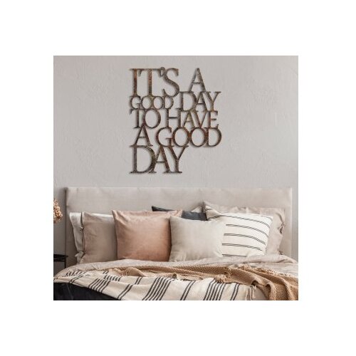 WALLXPERT dekorativni metalni zidni pribor rusty have a good day Cene