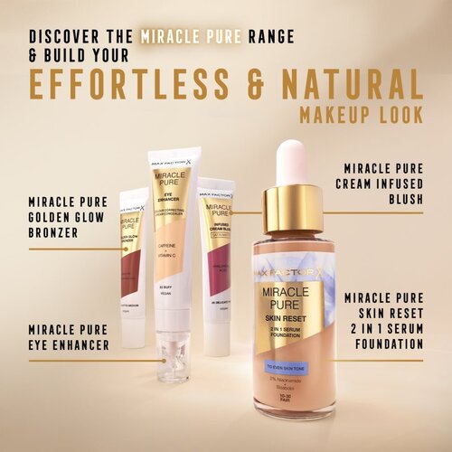 Max Factor Miracle Pure kremasti bronzer za osvetlitev kože odtenek 002 Medium to Dark 15 ml Slike